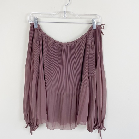 Wilfred Tops - Wilfred x Aritiza Talence Of Shoulder Brown Blouse